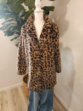Emery Rose Leopard Dress Coat