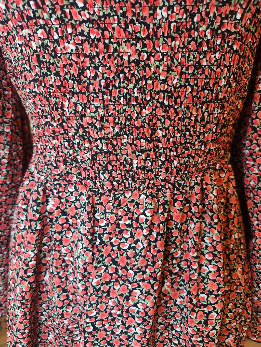 Pretty Petal Smock Dress by Kirundo