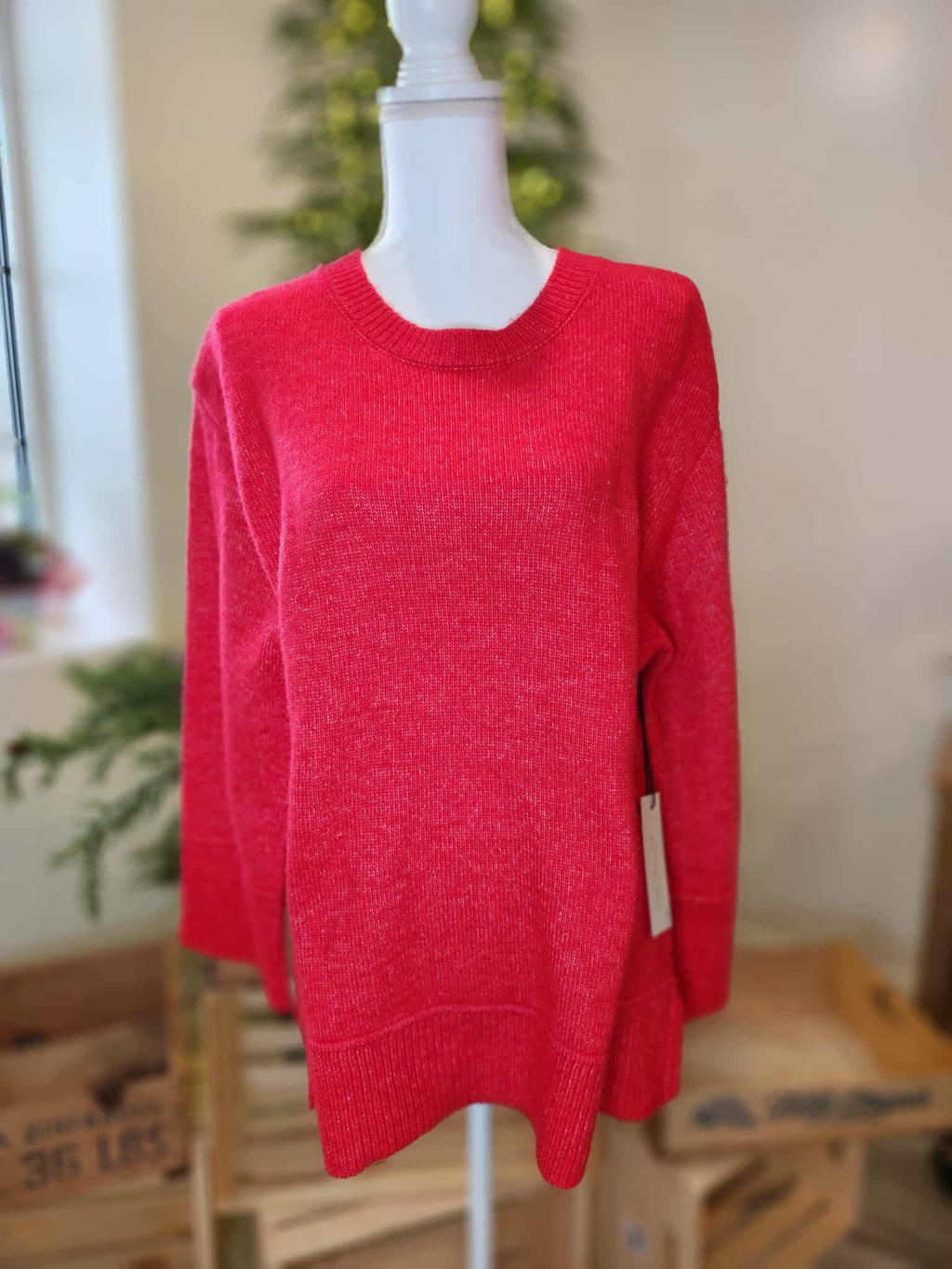 Rachel Zoe Holiday True Red Sweater