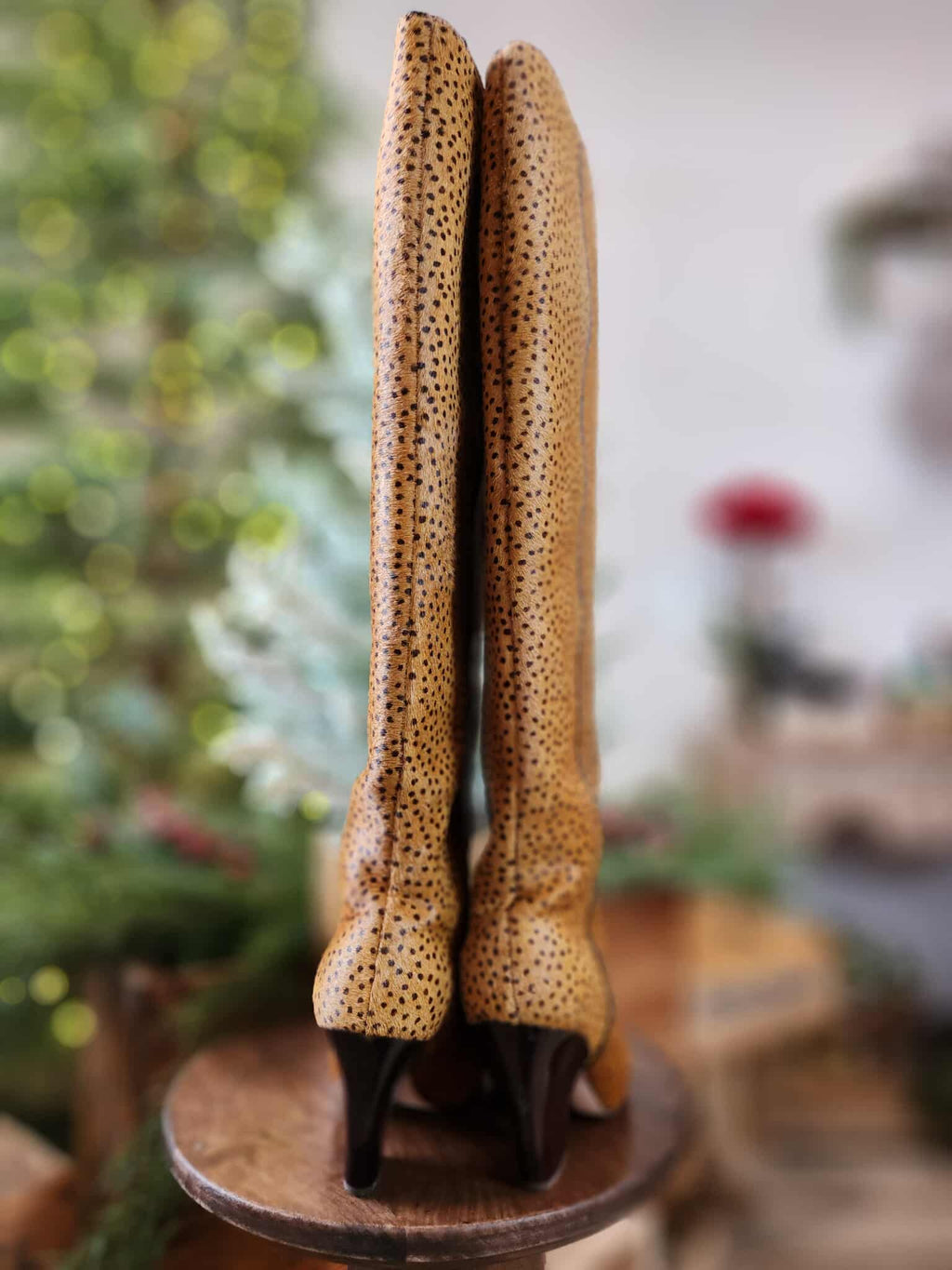 Tory Burch Calf Hair Knee High Boots