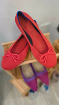 Rothy's The Ballet Flat in Glamour Red
