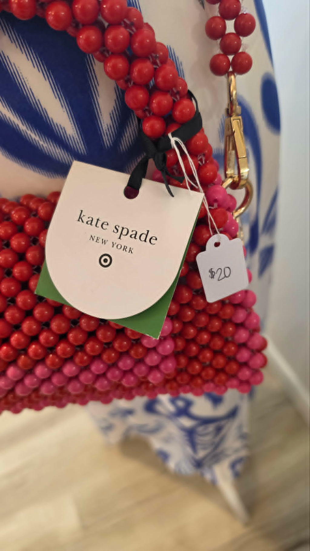 Kate Spade Beaded Clutch/Crossbody Handbag - NWT