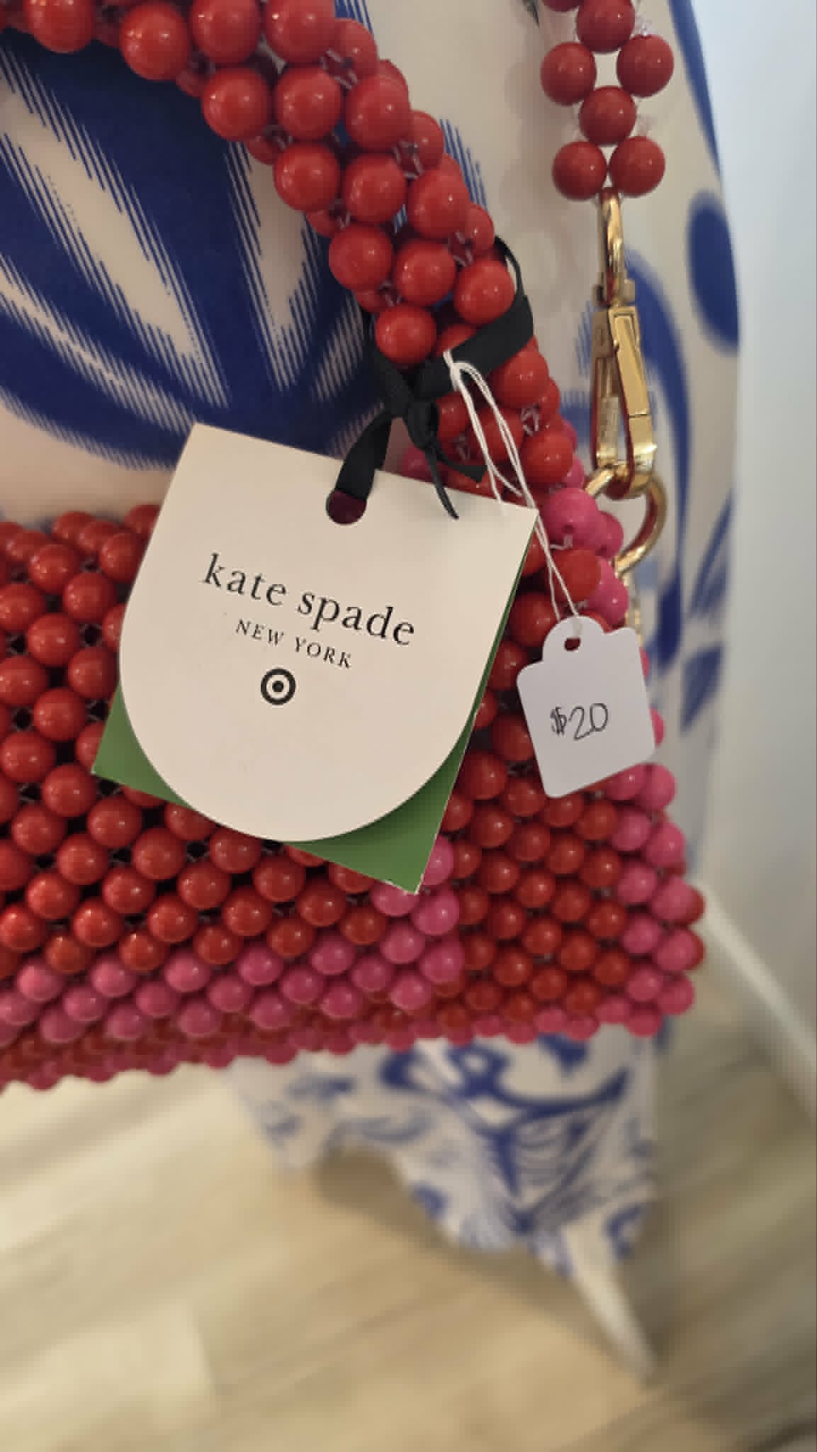 Kate Spade Beaded Clutch/Crossbody Handbag - NWT