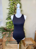 Versa Black Bodysuit by the Loft