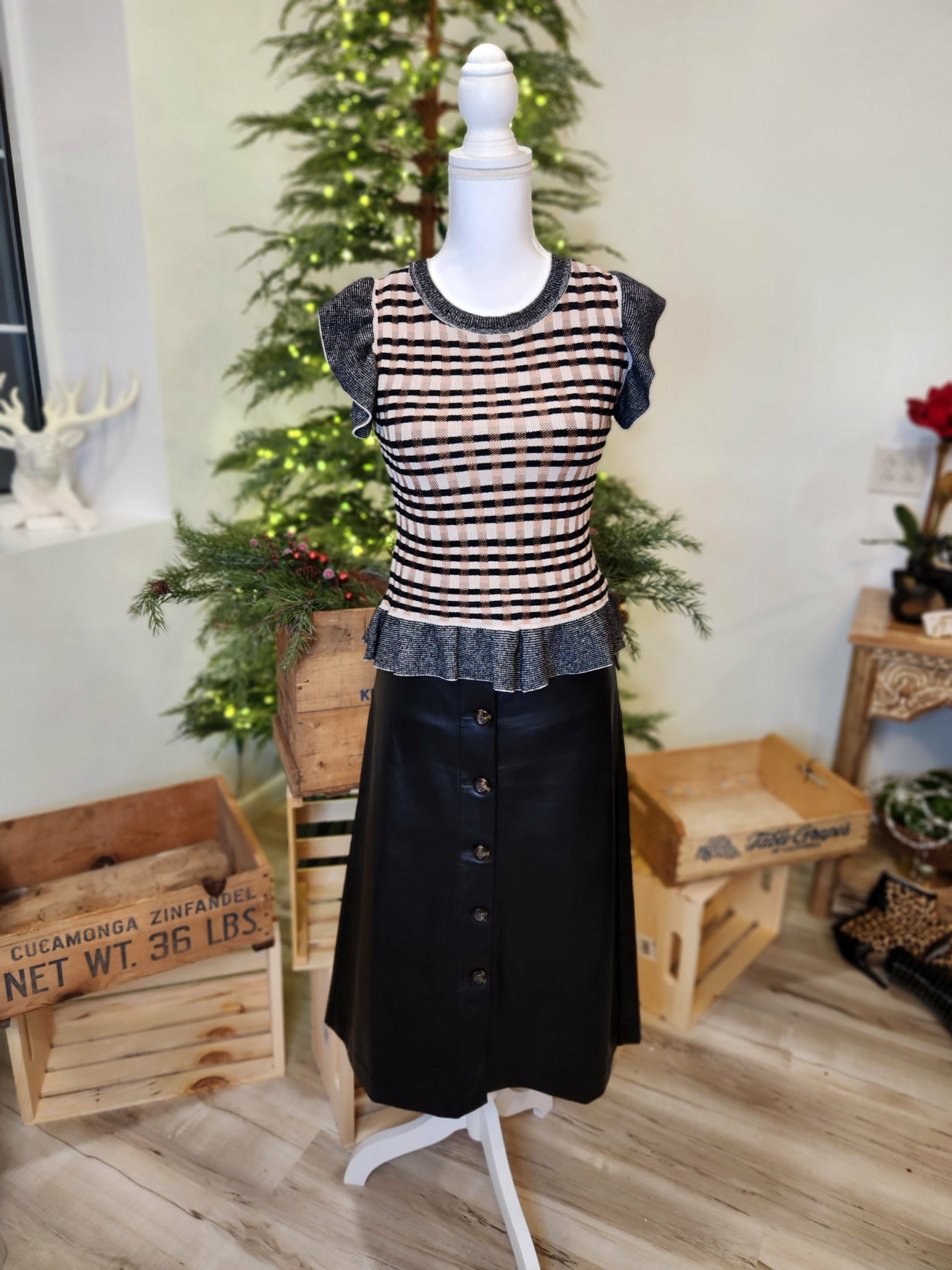The Perfect Peplum Sweater by Industry