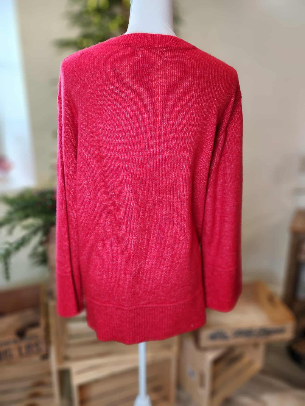 Rachel Zoe Holiday True Red Sweater