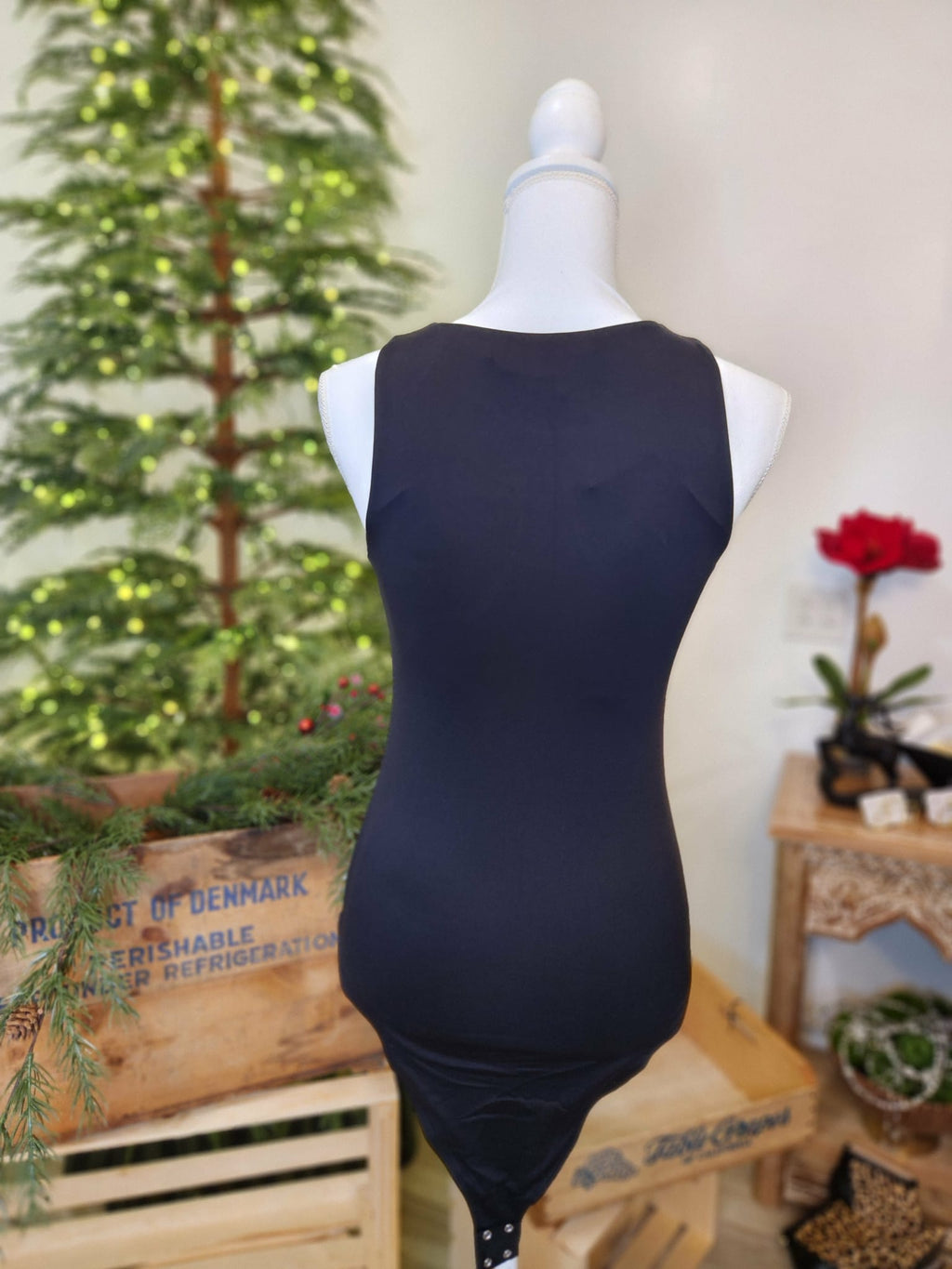 Versa Black Bodysuit by the Loft