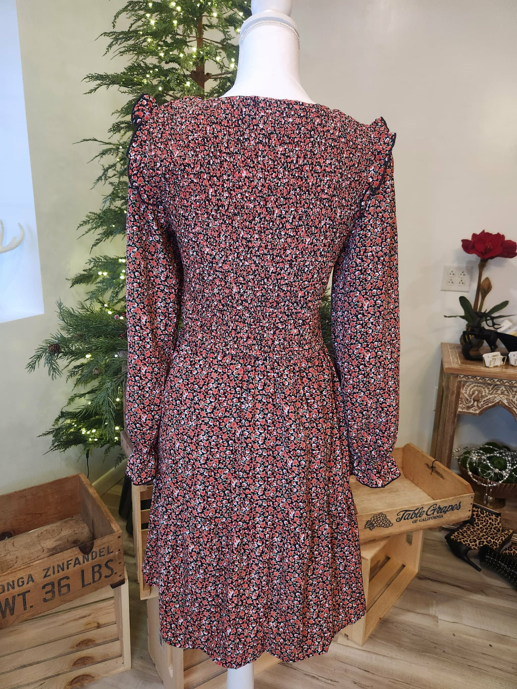 Pretty Petal Smock Dress by Kirundo