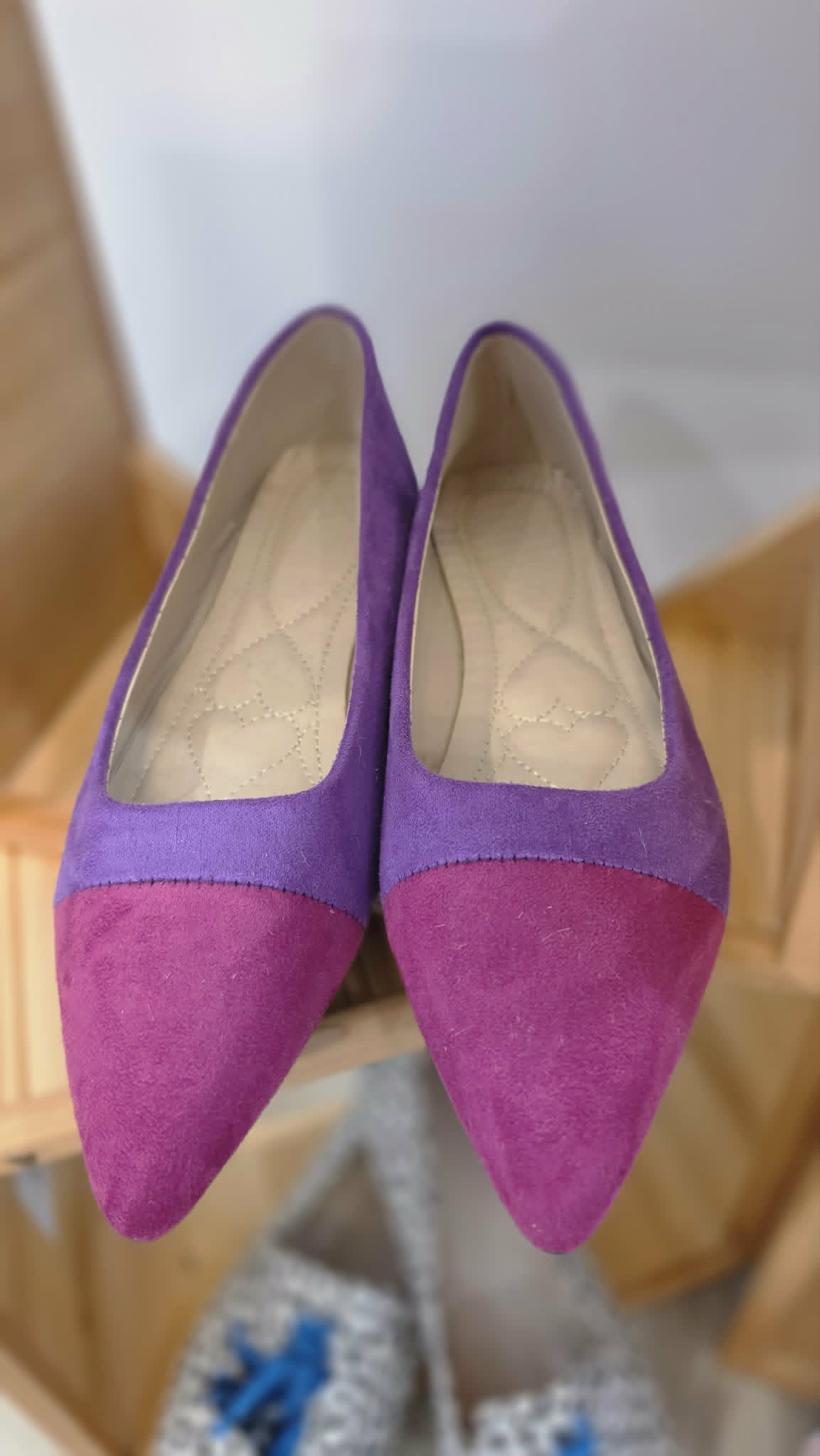 Colorblock Pointed Flats